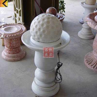 石雕风水球喷泉 自然与艺术的交融，户外装饰与定制化工厂批发的理想选择