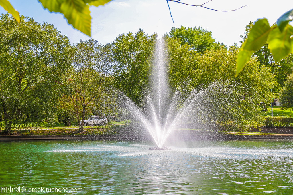 水韵古意 当喷泉邂逅仿古建筑